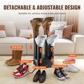 Shoe Dryer 4 Tubes Portable Boot Warmers Timer Heat Blower Black