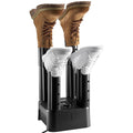 Detachable 4 Tubes Shoe Dryer, Portable Boot Dryer with Timer, Boot Warmers/Dryer with Heat Blower & ABS+PP for Snow Boots, Leather Shoes, Canvas Shoes, Socks, Black & Orange