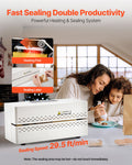 Continuous Sealing Machine 8-12mm Automatic Band Sealer Digital Temp
