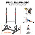 Squat Power Rack Adjustable Barbell Weight Bench Press Stand Heavy Duty