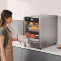 Hot Box Food Warmer 4-Tier Stainless Steel Cabinet Pizza Chicken