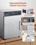 4-Tier Electric Food Warmer Cabinet Stainless Steel Commercial