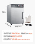 4-Tier Electric Food Warmer Cabinet Stainless Steel Commercial