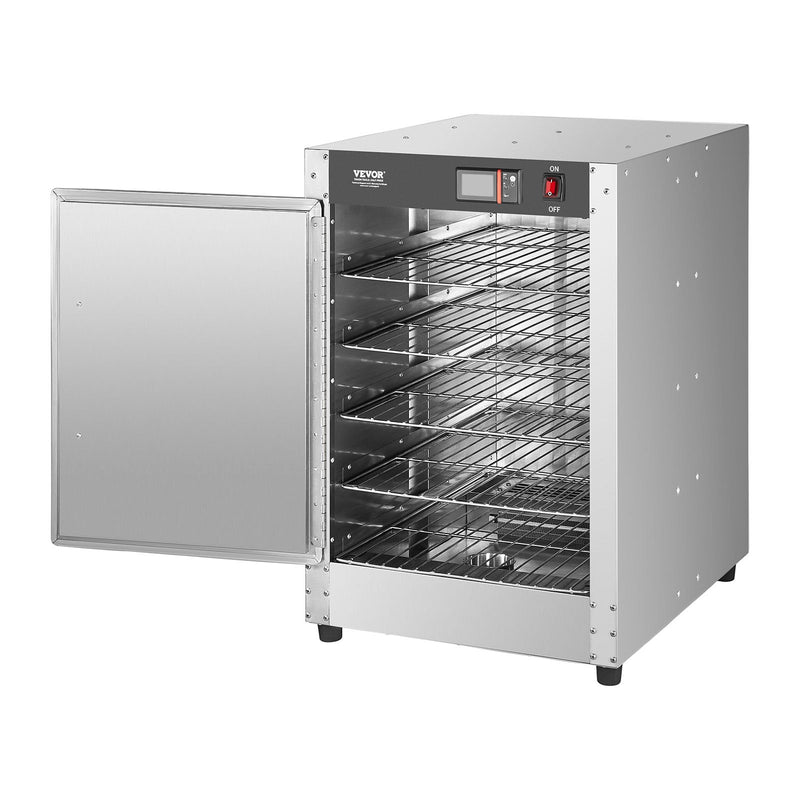 Hot Box Food Warmer 5-Tier Stainless Steel Pizza Chicken Cabinet