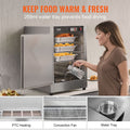 Hot Box Food Warmer 5-Tier Stainless Steel Pizza Chicken Cabinet