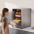 Hot Box Food Warmer 5-Tier Stainless Steel Pizza Chicken Cabinet