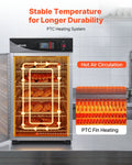Artiss 5-Tier Food Warmer Cabinet Stainless Steel Water Tray