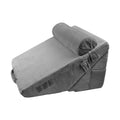 Bed Wedge Pillow 3 Pcs Orthopedic Foam Dark Grey Washable