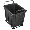 Rolling Laundry Cart 118kg Capacity Waterproof Liner Swivel Wheels
