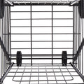 Shopping Cart, Folding Grocery Utility Cart with Swivel Wheels, 40.8 kg Large Load Capacity, Heavy Duty Rolling Laundry Basket Butler for Laundry, Shopping, Camping, Grocery, Luggage, Black