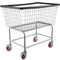 Wire Laundry Cart 4.5 Bushel Heavy Duty w/ 5