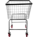 Wire Laundry Cart 4.5 Bushel Heavy Duty w/ 5