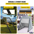 Basket Truck 8 Bushel Steel Canvas Laundry Cart 3