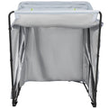 Basket Truck 8 Bushel Steel Canvas Laundry Cart 3