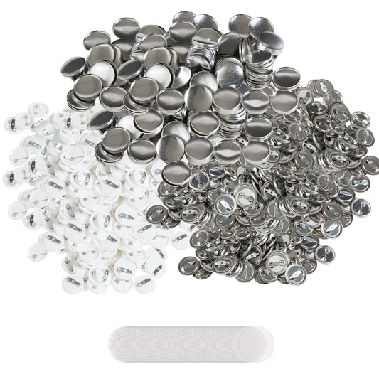 1" 25mm Button Badge Parts 500 Sets Button Maker Machine Supply
