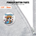 Button Badge Parts 58mm 500 Sets for Button Maker Machine