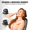 Mesh Office Chair, Adjustable High Back Desk Chair with Mesh Seat, Angle and Height Adjustable Home Office Chair with Lumbar and Head Support, Swivel Computer Task Chair