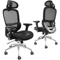 Mesh Office Chair High Back Lumbar Support Swivel Computer Desk