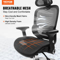 Mesh Office Chair High Back Lumbar Support Swivel Computer Desk