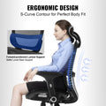 Mesh Office Chair High Back Lumbar Support Swivel Computer Desk