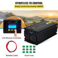 Power Inverter 3000W 12V DC to 240V AC Modified Sine Wave LCD