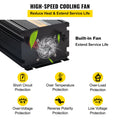 Power Inverter 3000W 12V DC to 240V AC Modified Sine Wave LCD