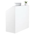 Reception Desk 1180x500x1115mm White Rectangular Counter Table