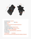 Composite Deck Fasteners 900pcs T Clips 6.5mm Black Hidden