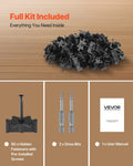 Hidden Deck Fasteners Composite 90pc T Clips 6.5mm Black