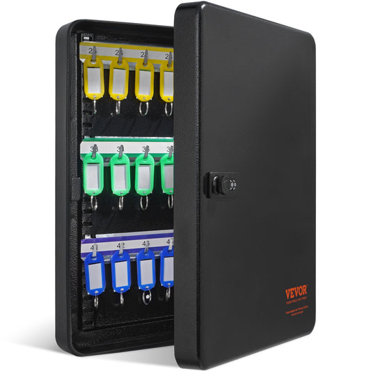 48-Key Cabinet Digital Security Storage Box Steel Organiser