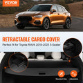 Toyota RAV4 2019-2025 Retractable Cargo Cover Waterproof Trunk