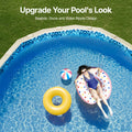 Oval Pool Liner 15x30ft Unibead Style Pool Liner 52in Wall Height