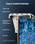 Oval Pool Liner 15x30ft 52in Unibead Wall Height