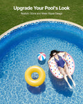24ft Round Pool Liner 54in Wall Height Overlap Style