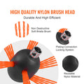 8 m Chimney Sweep Kit, w/ 8Reinforced Nylon Flexible Rods, Ergonomic Chimney Cleaning Brush, 360-Degree Brush Chimney Cleaner, Rich Accessories for Fireplace Flue Home Use Fits most Pipes