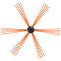 Chimney Sweep Kit 8m 8 Rods Flexible Brush Fireplace Cleaning