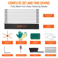 Chimney Sweep Kit 10m Rods Brush Cleaner Fireplace Flue