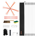 Chimney Sweep Kit 7m Extendable Brush Fireplace Cleaning Tool