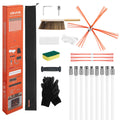 Chimney Sweep Kit 9m Extendable Bendable Fireplace Cleaning Tool