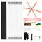 Chimney Sweep Kit, 12m Maximum Extendable Length Chimney Sweep, Chimneys Cleaning Kit with Bristle Replacements & Goggles, 90° Bendable Fireplace Cleaning Tool, for Square, Rectangle Chimneys