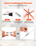 Chimney Sweep Kit 12m Extendable Bendable Fireplace Cleaning Tool