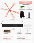 Chimney Sweep Kit 12m Extendable Bendable Fireplace Cleaning Tool