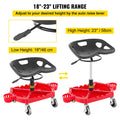 VEVOR Rolling Garage Stool 300lbs 18-23