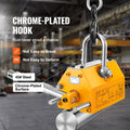 Magnetic Lifter, 300 kg Pulling Capacity, 2.5 Safety Factor, Neodymium & Steel, Lifting Magnet with Release, Permanent Lift Magnets, Heavy Duty Magnet for Hoist, Shop Crane, Block, Board