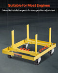 Engine Stand 340kg Load Capacity Adjustable Steel Motor Holder