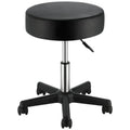 Rolling Stool 400LBS Adjustable Height Swivel Chair Black