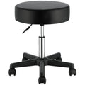 Rolling Stool 400LBS Adjustable Height Swivel Chair Black
