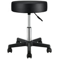 Rolling Stool 400LBS Adjustable Height Swivel Chair Black