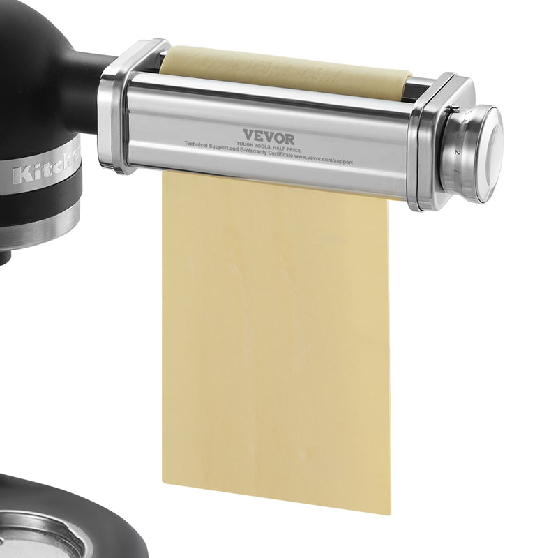KitchenAid Pasta Attachment Roller 8 Thickness Settings Stainless Steel