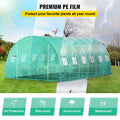 Walk-in Tunnel Greenhouse 20x10x7ft Galvanized Frame Waterproof